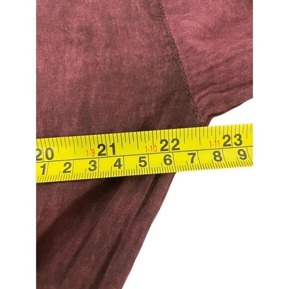 Massimo Dutti Womens Maxi Dress Off the Shoulder XS Tie-Dye Red 6617/717 NWT - Picture 11 of 12